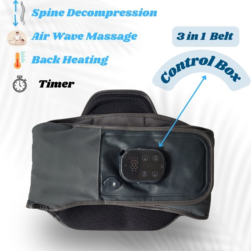 Kulax adjustable back support belt for lower back pain relief