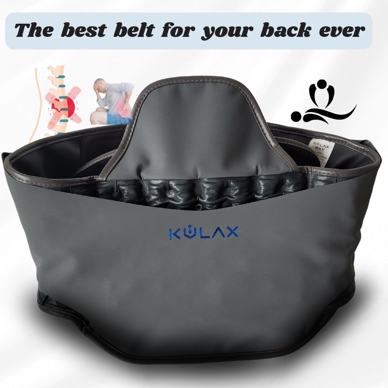 Lower back support belt for daily use at work or home