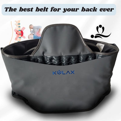 Lower back support belt for daily use at work or home